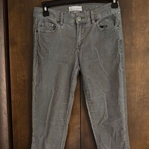 LOFT Gray Straight Leg Jeans with Classic Style
